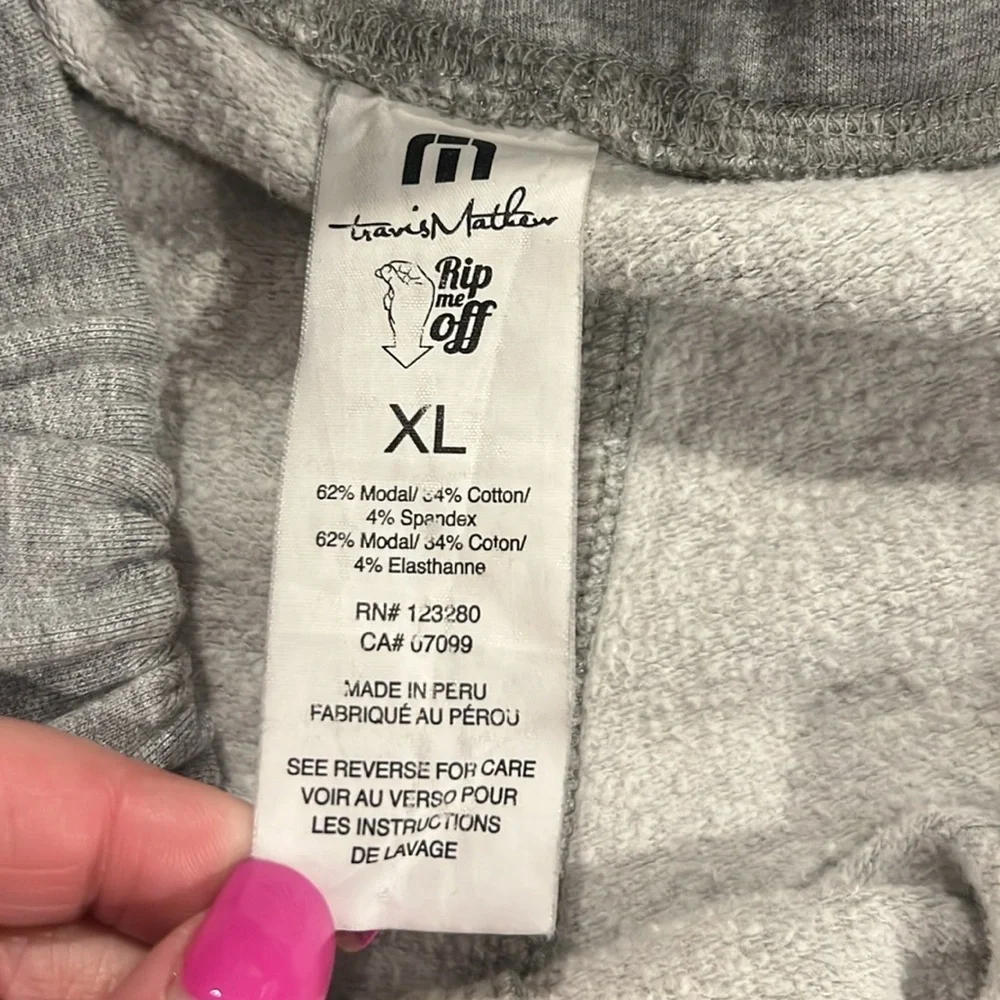 Travis Matthew men’s gray modal cotton blend joggers size XL - Picture 6 of 7